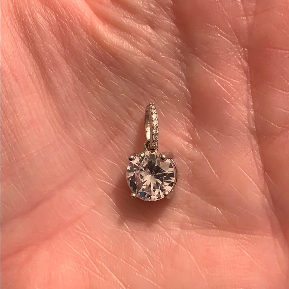 Silver and CZ pendant - Picture 2 of 6